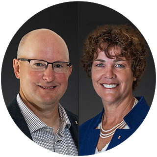 WealthFirm Co-CEOs Nancy Brozek and Jared Faltys