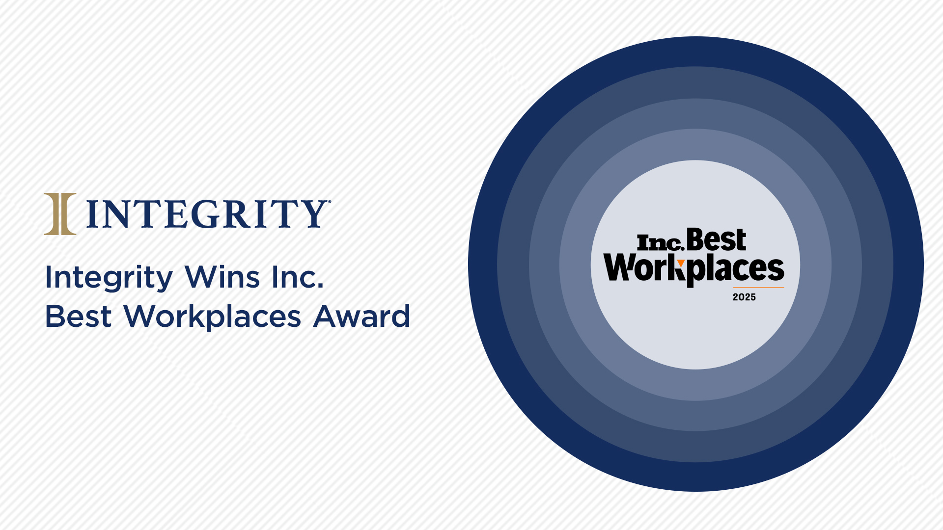 Integrity Wins Inc. Best Workplaces Award 2025